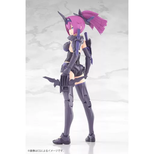 Megami Device Plastic Model Kit 1/1 Asra Archer Kizuna Shadow Edition Full Package 14 cm