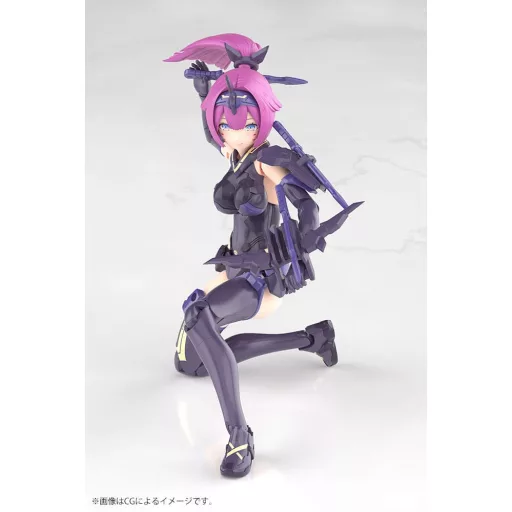 Megami Device Plastic Model Kit 1/1 Asra Archer Kizuna Shadow Edition Full Package 14 cm