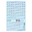 Megami Device M.S.G. Plastic Model Kit 1/1 Puni Mofu Lin Eye Decal Set