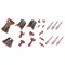 Kotobukiya M.S.G. Model Kit Accessory Set Mission Cloak Deep Red Ver. 4 cm