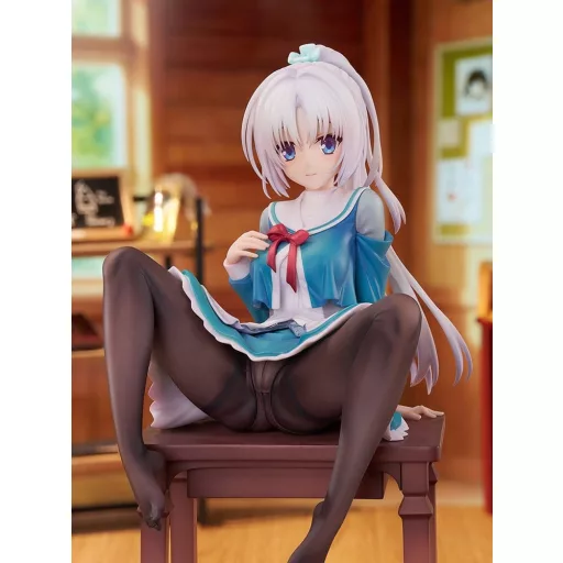 Senren*Banka PVC Figure 1/7 Yoshino Tomotake Animal Ears School Uniform Ver. 21 cm