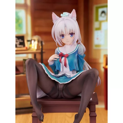 Senren*Banka PVC Figure 1/7 Yoshino Tomotake Animal Ears School Uniform Ver. 21 cm