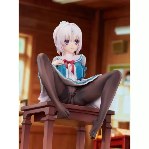 Senren*Banka PVC Figure 1/7 Yoshino Tomotake Animal Ears School Uniform Ver. 21 cm