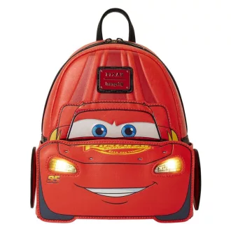   Cars by Loungefly Mini Backpack 20th Anniversary Lightning McQueen Metallic LightUp