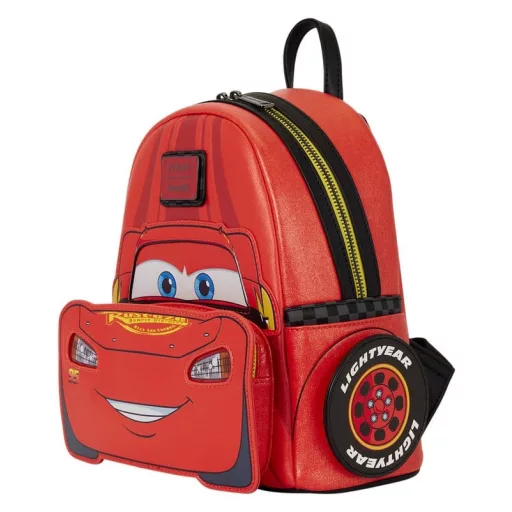 Cars by Loungefly Mini Backpack 20th Anniversary Lightning McQueen Metallic LightUp