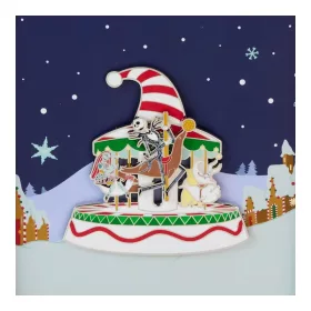   Nightmare Before Christmas by Loungefly Enamel 3 Pins Christmas Town Carousel 3" Limited Edition 8 cm"