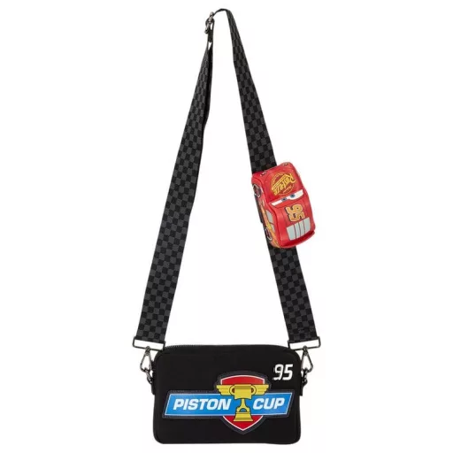 Cars by Loungefly Sling Bag 20th Anniversary Piston Cup