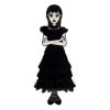 Wednesday by Loungefly Enamel Pins 4-Set Wednesday Addams Paper Doll 3 cm