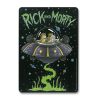 Rick & Morty Tin Sign Spaceship 15 x 21 cm