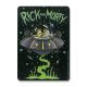 Rick & Morty Tin Sign Spaceship 15 x 21 cm