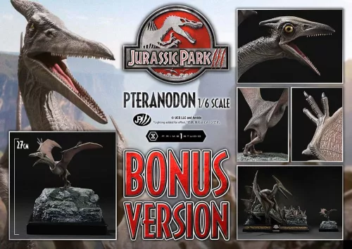 Jurassic Park III Legacy Museum Collection Statue 1/6 Pteranodon Bonus Version 68 cm