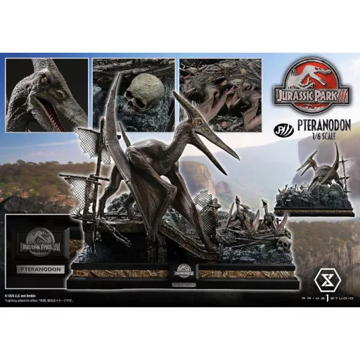 Jurassic Park III Legacy Museum Collection Statue 1/6 Pteranodon Bonus Version 68 cm