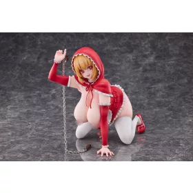   Original Character PVC 1/5 Little Red Riding Hood And The Wolf Girl Little Red Riding Hood 21 cm