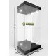 Master Light House Acrylic Display Case with Lighting for 1/4 Action Figures (black)