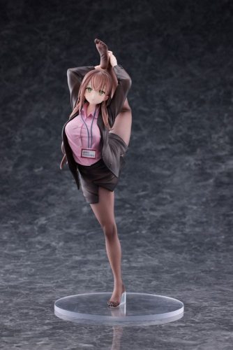 Original Character PVC Szobor 1/4 OL-chan Who Doesn't Want to Go to Work Pink Ver. Deluxe Edition 26 cm