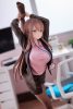 Original Character PVC Szobor 1/4 OL-chan Who Doesn't Want to Go to Work Pink Ver. Deluxe Edition 26 cm