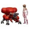 Ghost in the Shell PLAMAX minimum factory Plastic Model Kit Motoko Kusanagi with Fuchikoma 8 cm