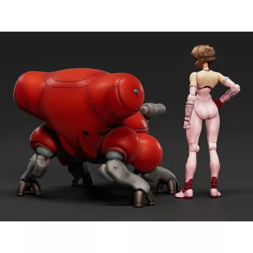 Ghost in the Shell PLAMAX minimum factory Plastic Model Kit Motoko Kusanagi with Fuchikoma 8 cm