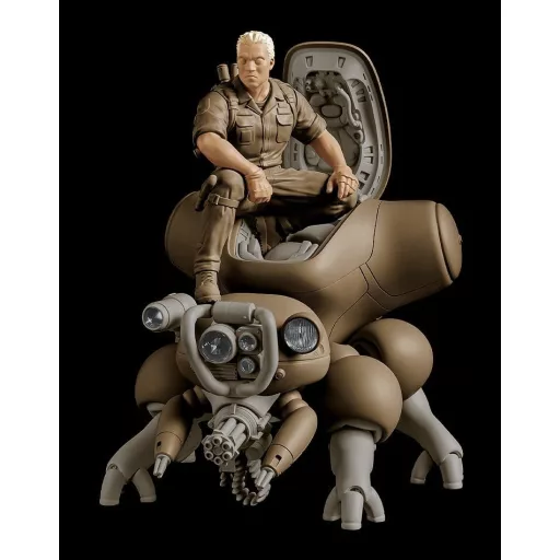Ghost in the Shell PLAMAX minimum factory Plastic Model Kit Batou with Fuchikoma 8 cm