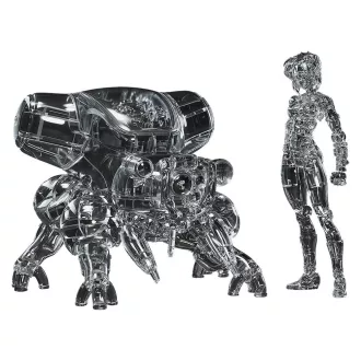   Ghost in the Shell PLAMAX minimum factory Plastic Model Kit Motoko Kusanagi with Fuchikoma: Thermoptic Camouflage Ver. 8 cm