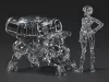 Ghost in the Shell PLAMAX minimum factory Plastic Model Kit Motoko Kusanagi with Fuchikoma: Thermoptic Camouflage Ver. 8 cm