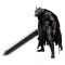 Berserk Plamatea Plastic Model Kit Guts: Berserker Armor Ver. (re-run) 19 cm