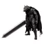 Berserk Plamatea Plastic Model Kit Guts: Berserker Armor Ver. (re-run) 19 cm