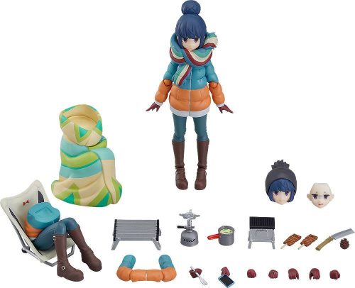 Laid-Back Camp Figma Figura Rin Shima DX Edition 13 cm