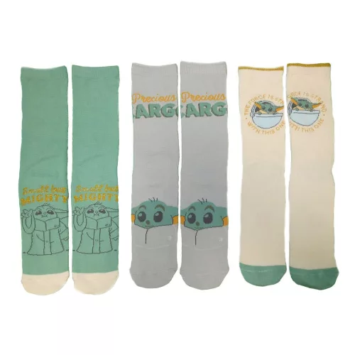 Star Wars The Mandalorian Socks 3-Pack Grogu S-M