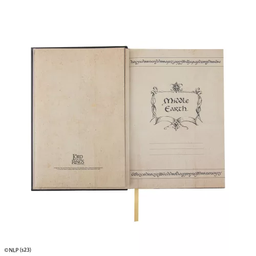 Lord of the Rings Jegyzetfüzet Map of Middle Earth
