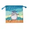 My Neighbor Totoro Laundry Storage Bag Totoro under the rain 20 x 19 cm