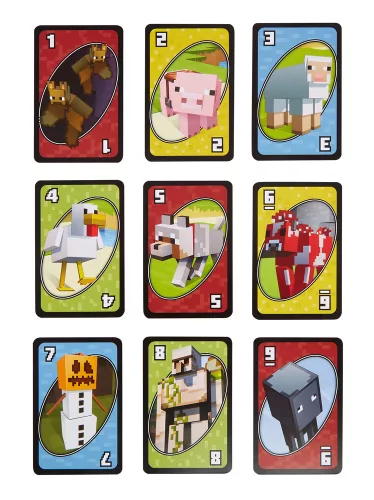 Minecraft UNO Kártya