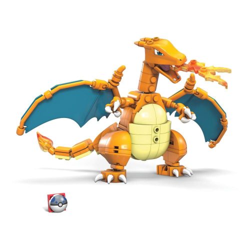 Pokémon Mega Construx Wonder Builders Építőjáték Charizard 10 cm