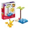 Pokémon Mega Construx Építőjáték Pikachu's Beach Splash