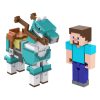 Minecraft Figurák 2-Pack Steve & Armored Horse 8 cm