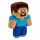 Minecraft Plüss Figura Steve 23 cm