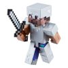 Minecraft Diamond Level Figura Steve 14 cm