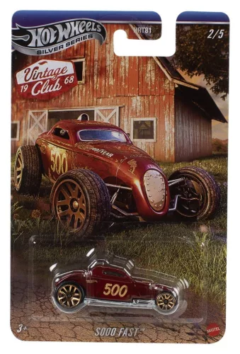 Hot Wheels Silver Series Die-Cast Vehicles 1/64 Vintage 979K Assortment (10)