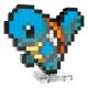 Pokémon MEGA Építőjáték Készlet Squirtle Pixel Art