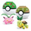 Pokémon MEGA Construction Set Grass-Type Trainer Team Building Toy Kit