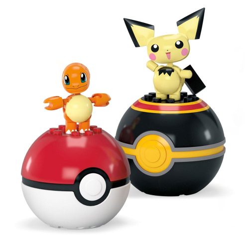 Pokémon MEGA Építőjáték Készlet Poké Ball Collection: Charmander & Pichu