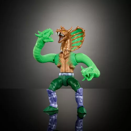 MOTU x TMNT: Turtles of Grayskull Deluxe Action Figure King Hiss 14 cm