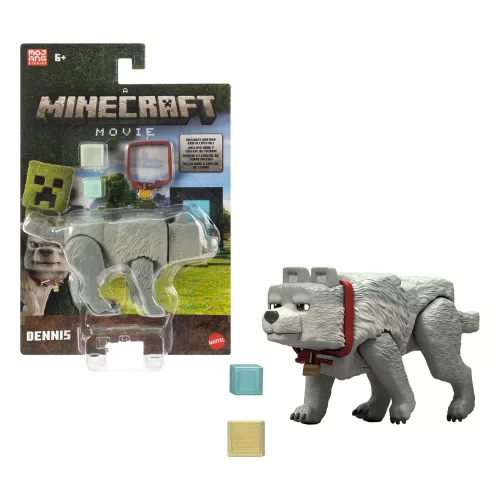 A Minecraft Movie Figura Dennis the Wolf 10 cm