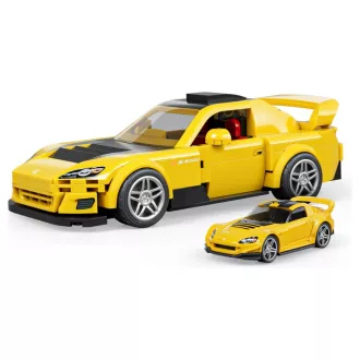   Hot Wheels Speed Series Mattel Brick Shop Építőjáték Készlet 1/32 '07 Honda S2000