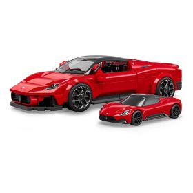   Mattel Brick Shop Hot Wheels Speed Series Építőjáték Készlet 1/32 Maserati MC20