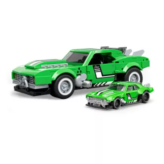   Mattel Brick Shop Hot Wheels Speed Series Építőjáték Készlet 1/32 Custom '68 Camaro