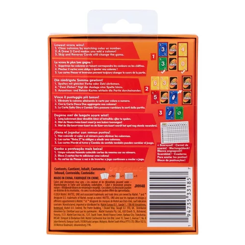 UNO Zero Card Game