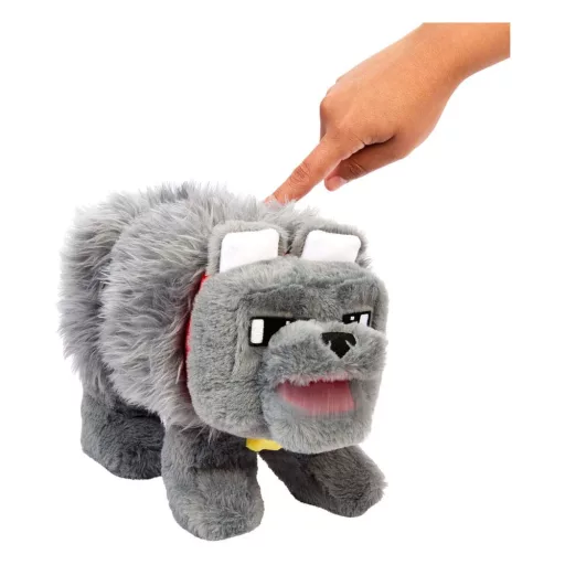 A Minecraft Movie Plüss Figura Dennis the Wolf 20 cm