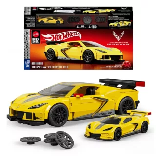   Hot Wheels Speed Mattel Brick Shop Building Set 1/32 '20 Corvette C8.R