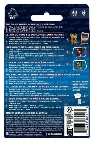 Liar's UNO Card Game
